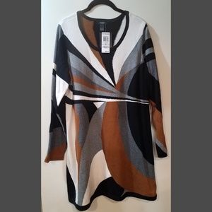 Alfani color-blocked Sweater tunic